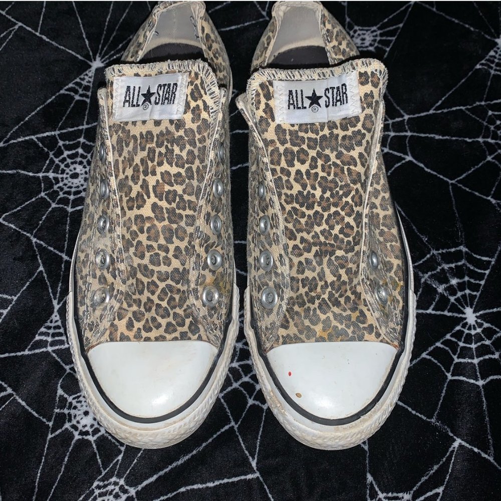 Cheetah Leopard Converse